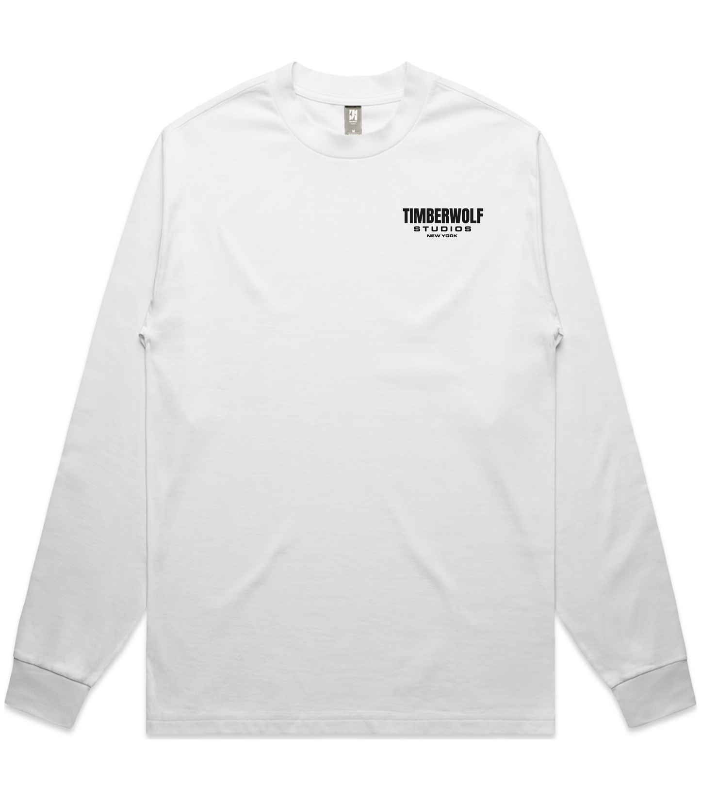 WOLF LS TEE - WHITE