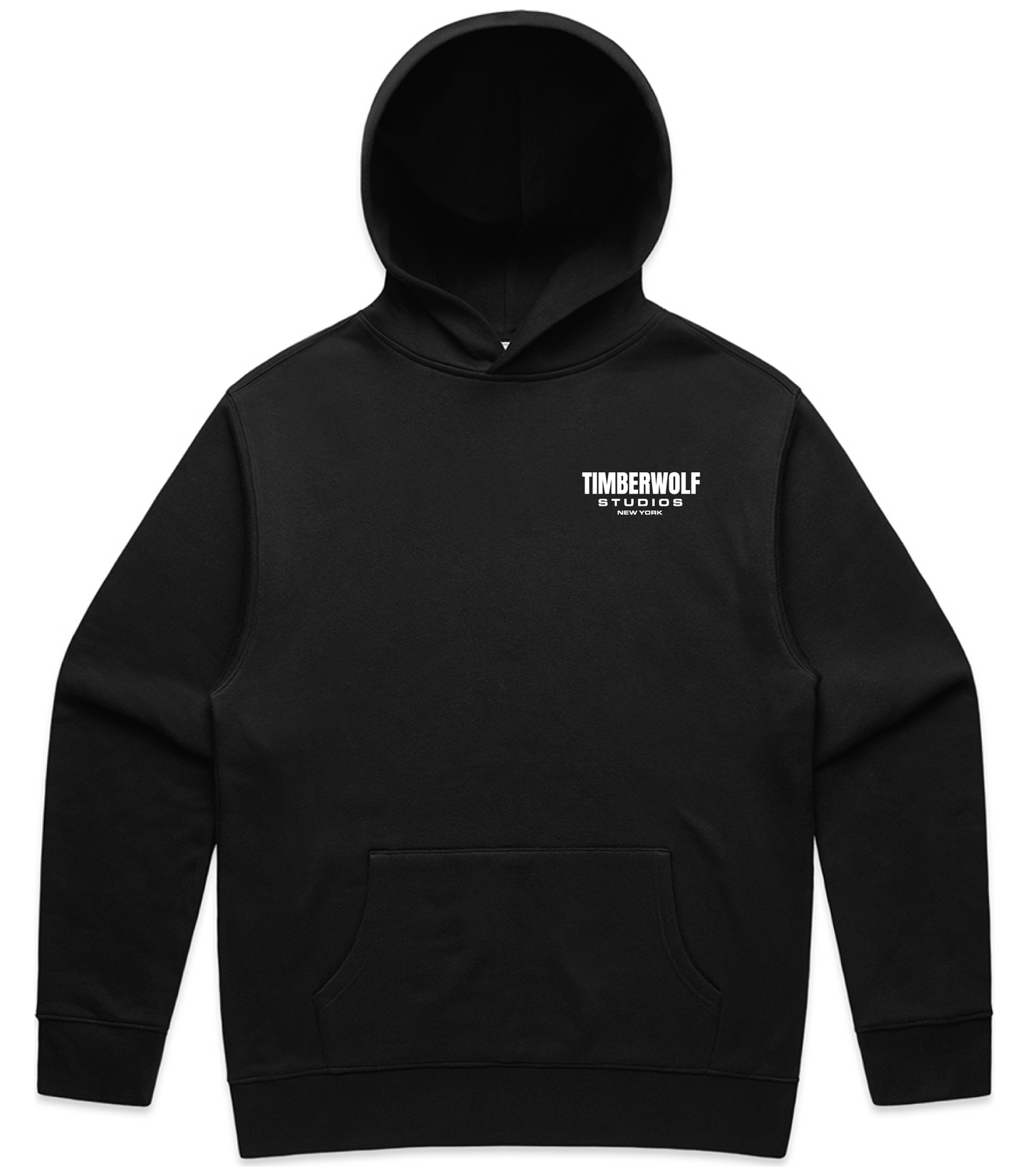 WOLF HOODIE - BLACK