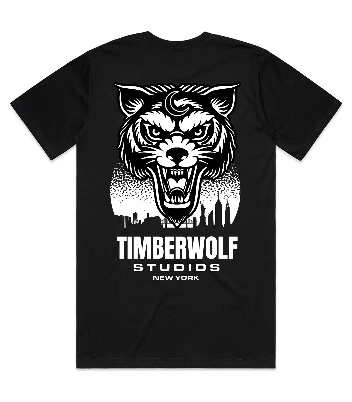 WOLF TEE - BLACK