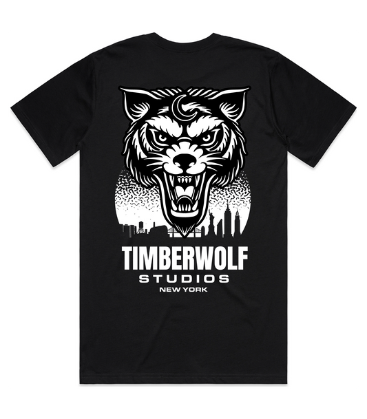 WOLF TEE - BLACK
